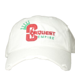 White red & green Dad Hat