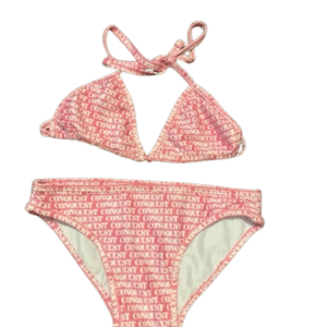 Pink & White Swim Suit